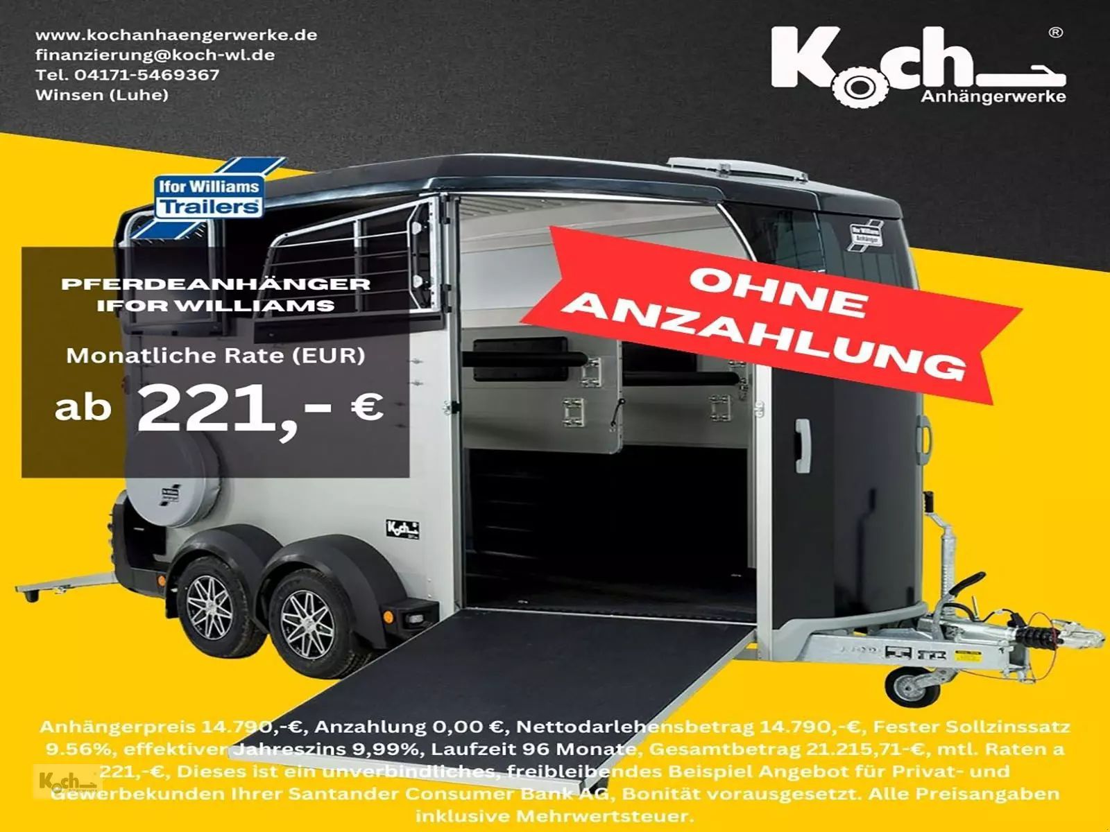 E-FARM: Other ifor williams pferdeanhã¤nger hbx 511|frontausstieg|neues modell|schwarz (pf11622093iw) - Trailer - id KVGSDQE - €12,143 - Germany