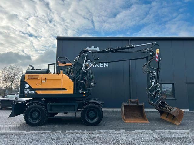 HYUNDAI hw160a mobilbagger (no hw140/hw180) Kerekes kotrógép 117 500 EUR
