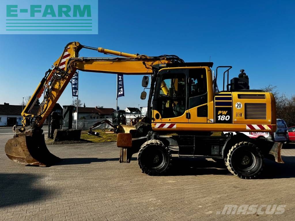 KOMATSU pw 180-10 oil quick schutzbelüftung Kerekes kotrógép 99 000 EUR