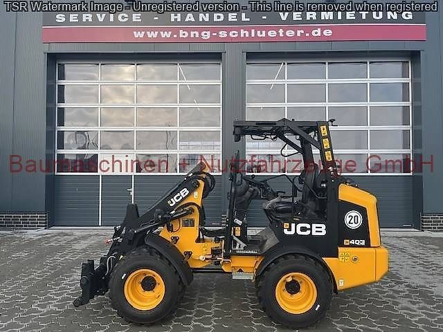 JCB 403 radlader 25ps klappdach Chargeuse compacte