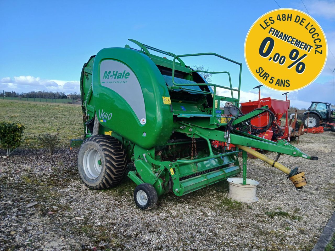 E-FARM: McHale V 640 - Baler - id XYDBQNC - €19,000 - Year of construction: 2018 - Total number of bales produced: 24,000,France