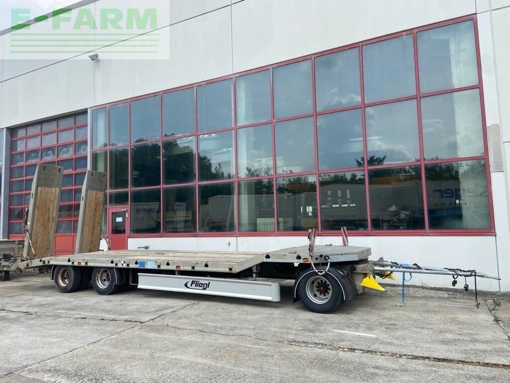 Fliegl dts 300 3 achs tiefladeranhänger Ремарке 19 900 €
