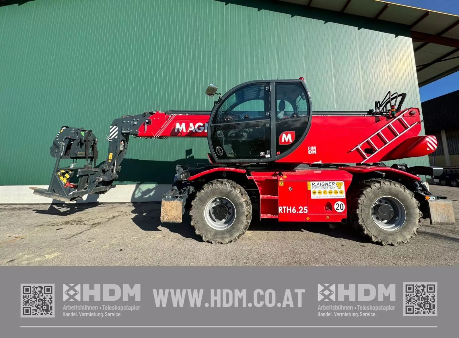 E-FARM: Magni rth 6.25 sh - Chargeur télescopique  - id IVGR2RZ - 207 000 € - Année: 2023 - Lecture du nombre d'heure: 1 004,Puissance du moteur (chevaux): 136,Autriche