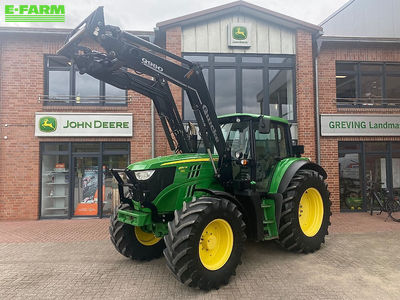 E-FARM: John Deere 6130 M - Tractor - id C3QR2TQ - €73,500 - Year of construction: 2015 - Engine hours: 2,715,Engine power (HP): 130,Germany