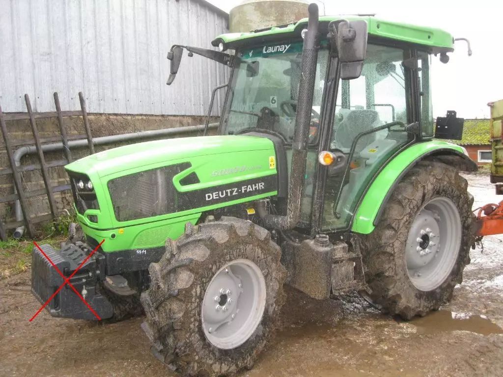 E-FARM: Deutz-Fahr 5080D Keyline - Trattore - id AJBU3QN - Anno di costruzione: 2019 - Ore: 1.200,Potenza del motore: 75,Francia