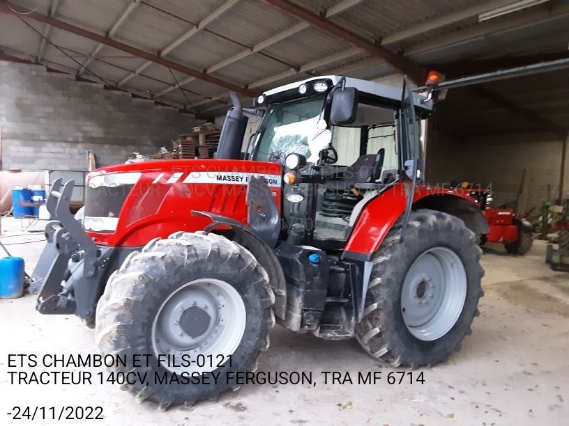 E-FARM: Massey Ferguson 6714S Dyna-6 - Traktor - id 8UG8SWN - 75.000 € - Baujahr: 2016 - Abgelesene Motorstunden: 2.197,Frankreich