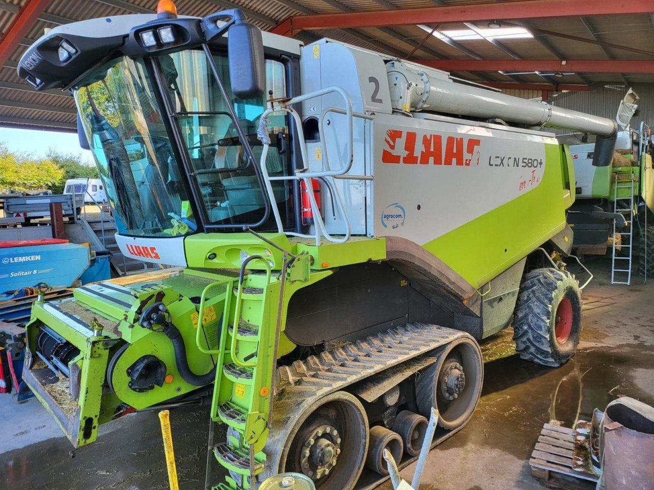 E-FARM: Claas Lexion 580 - Kombajn zbożowy - id UMZFTVN - 76 337 € - Rok produkcji: 2007 - Motogodziny: 4050,Zjednoczone Królestwo