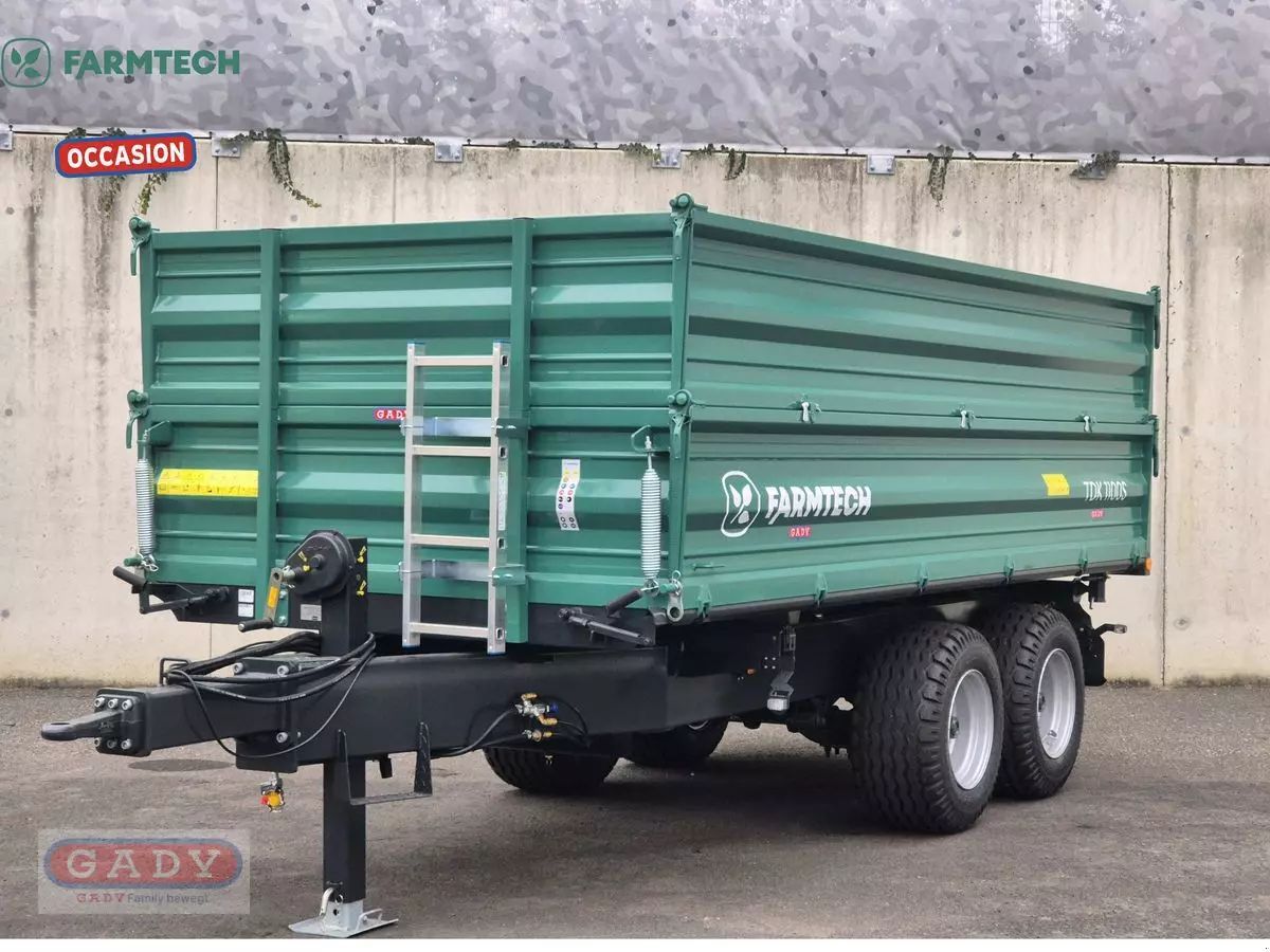 E-FARM: Farmtech tdk 1100s tandem-dreiseiten kipper - Trailer - id VSQ6LSJ - Year of construction: 2024 - Austria