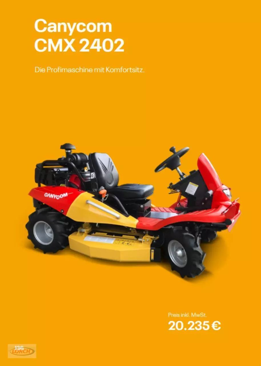 Canycom cmx 2402 allrad Mähwerk 14.277 €