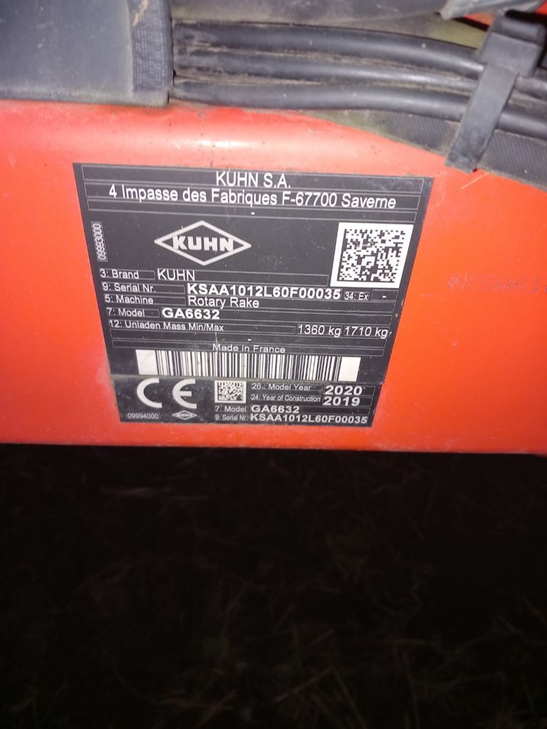 Kuhn GA 6632 Kreiselheuer 11.000 €