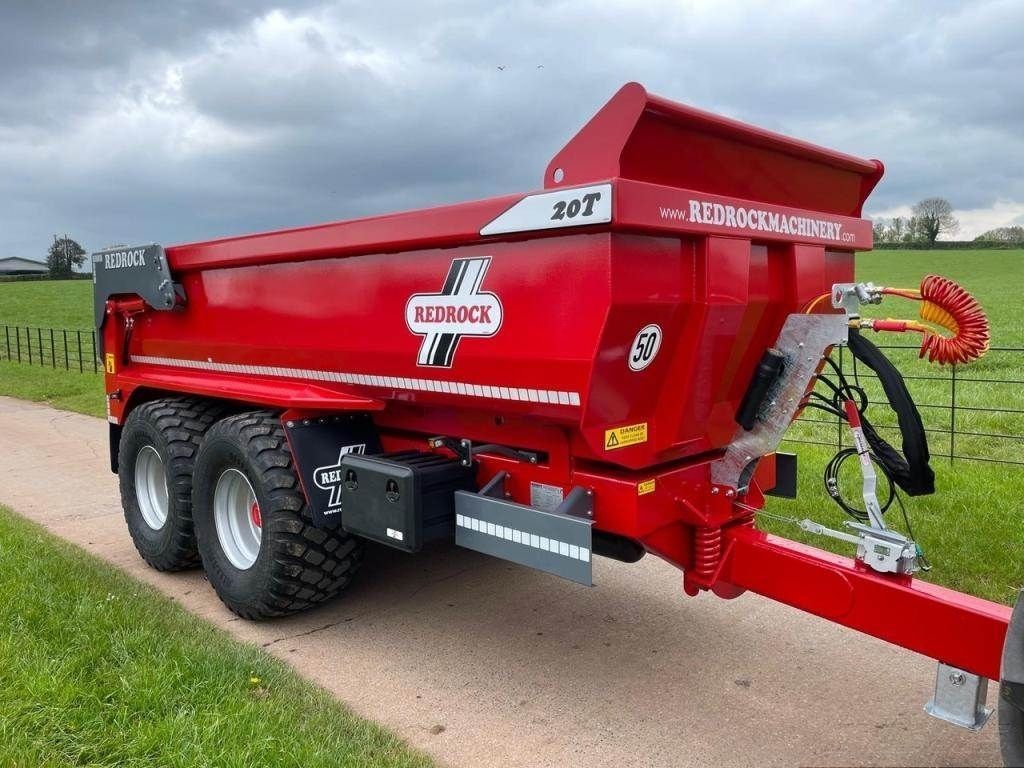 E-FARM: Redrock 20 ton half pipe dump trailer - Trailer - id ZIKRIH3 - United Kingdom