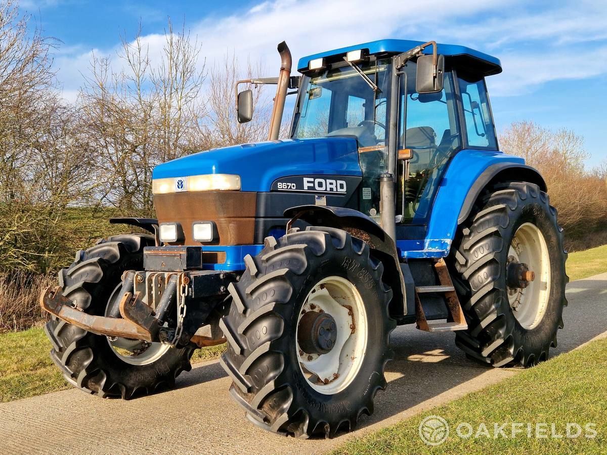 E-FARM: New Holland 8670 - Tractor - id UQCD3RJ - 21.714 € - Año: 1996 - Horas: 13.412,Potencia del motor: 170,Reino Unido