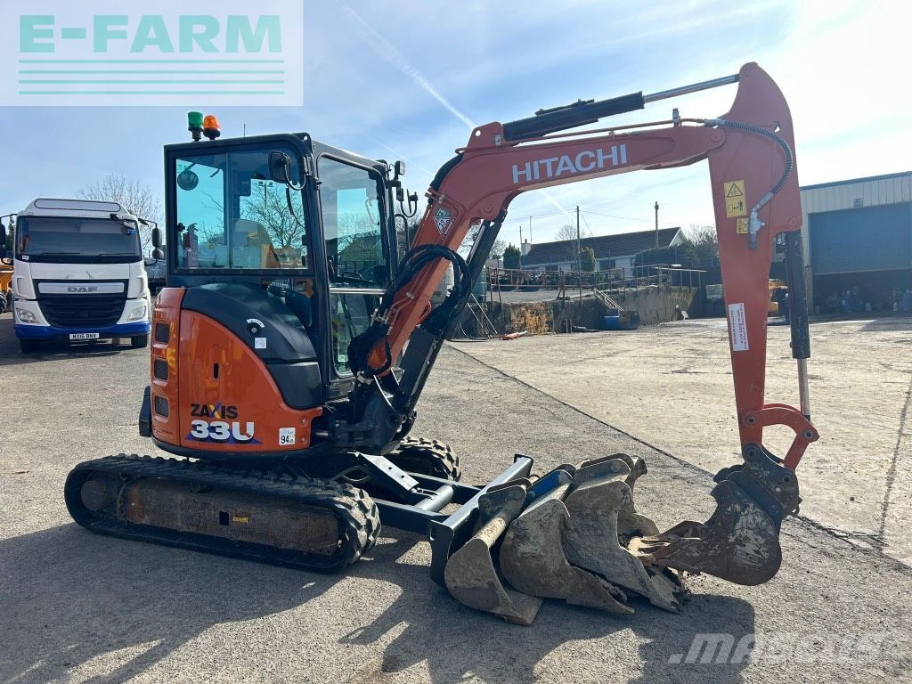Hitachi zx33 u-6 ( 4 buckets ) Mini excavadora  27.481 €
