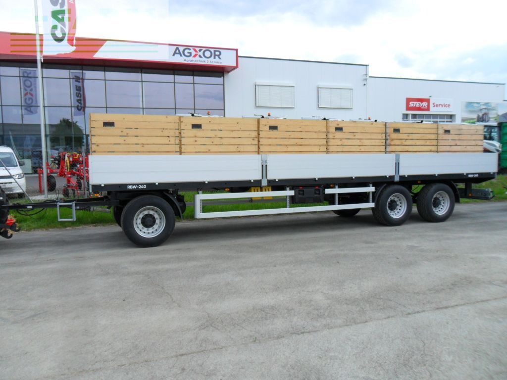 E-FARM: reisch rbw - 240 ballenwagen, kistenwagen - Remorque - id QCZW3SU - 31 000 € - Autriche