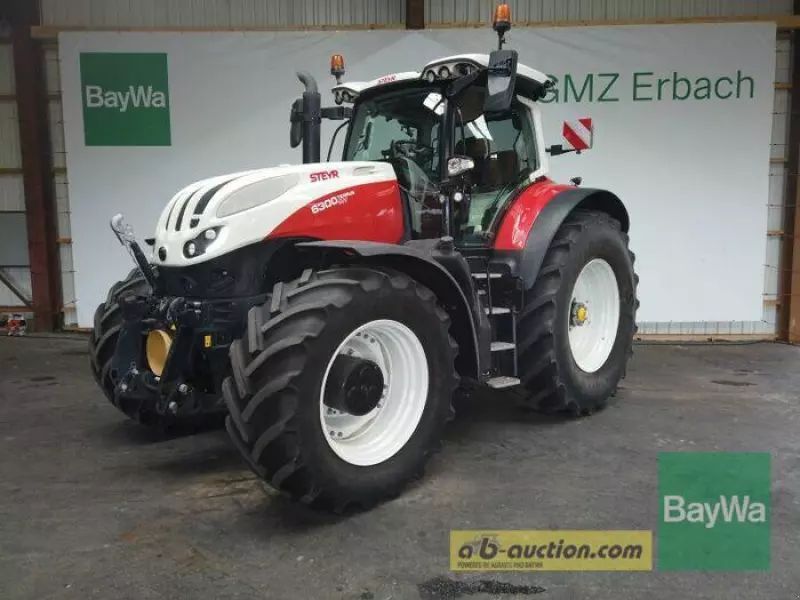 E-FARM: Steyr Terrus 6300 CVT - Traktor - id HKKQV37 - 113.645 € - Baujahr: 2022 - Abgelesene Motorstunden: 2.900,Motorleistung (PS): 300,Deutschland