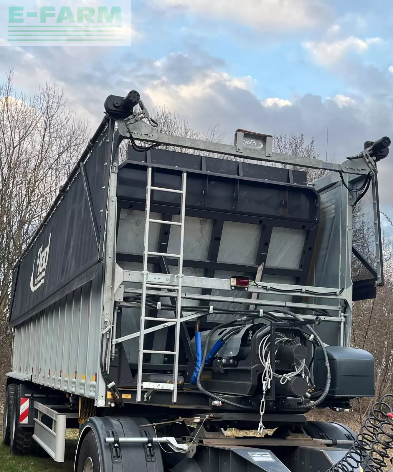 Fliegl fliegl ass 298 asw für agro truck lkw auflieger (abschiebewagen häckselwagen kröger saw schubmax annaburger) Transporte de forraje 55.000 €