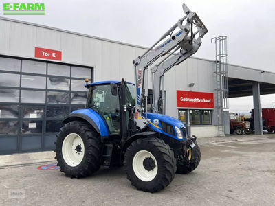 E-FARM: New Holland T5.105 - Tractor - id 1XUEP54 - €56,667 - Year of construction: 2014 - Engine hours: 3,450,Engine power (HP): 107,Austria
