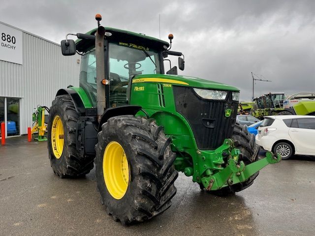 E-FARM: John Deere 7230 R - Tractor - id USGT7YK - 56.900 € - Año: 2012 - Horas: 6700,Potencia del motor: 230,Francia