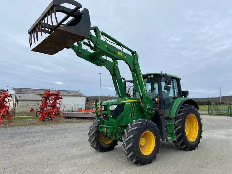 E-FARM: John Deere 6110 M - Tractor - id IL244UM - €57,000 - Year of construction: 2019 - Engine hours: 4,600,Engine power (HP): 110,France