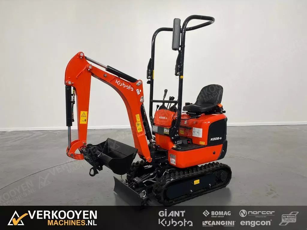 Kubota k008-5 minigraver incl 3 bakken Gravemaskine andet 18.000 €