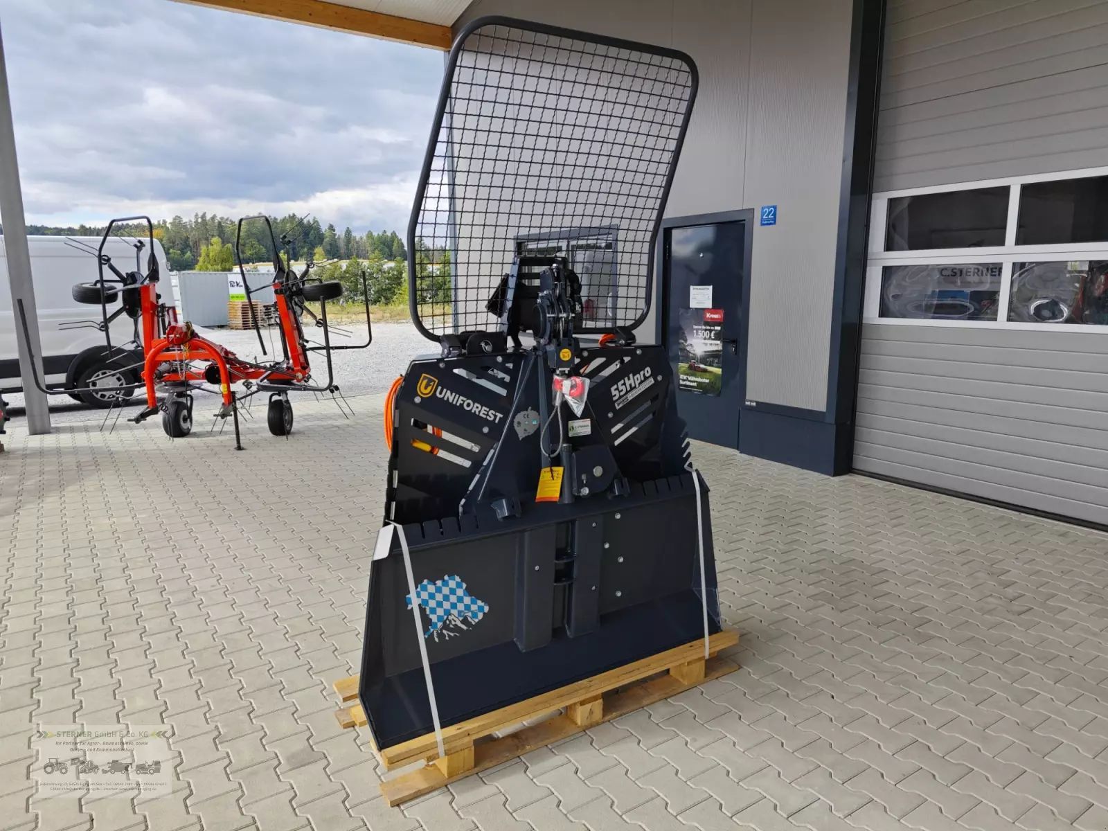 UNIFOREST forstseilwinde 55hpro 1,8m bayern edition funk Erdészeti berendezések 6555 EUR