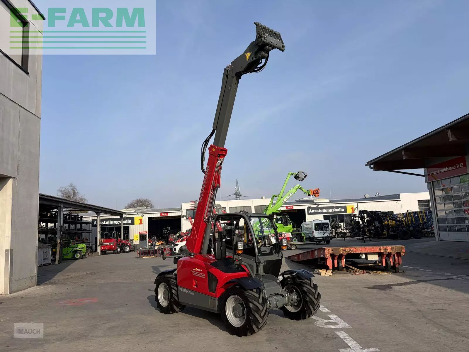 Weidemann 5522 30km/h, hochdruckfahrantrieb m. diff-sperre Teleskopradlader