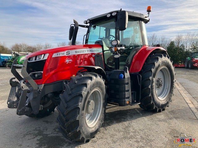 E-FARM: Massey Ferguson 7716S Efficient - Tracteur - id ASQUEM6 - Année: 2019 - Lecture du nombre d'heure: 6 755,Puissance du moteur (chevaux): 160,France