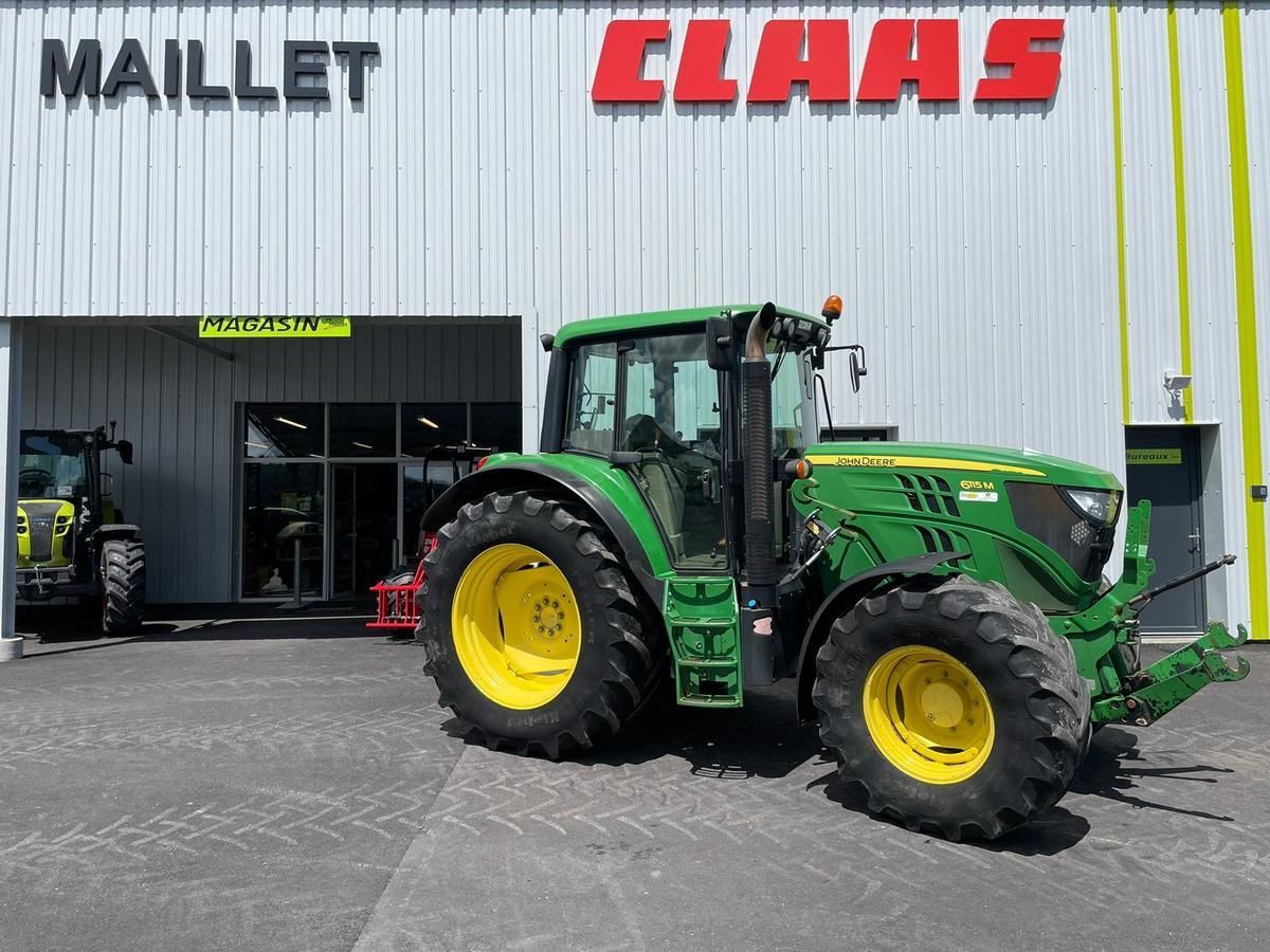 E-FARM: John Deere 6115 M - Tractor - id KQZCBN4 - 48.000 € - Año: 2016 - Horas: 6650,Potencia del motor: 115,Francia