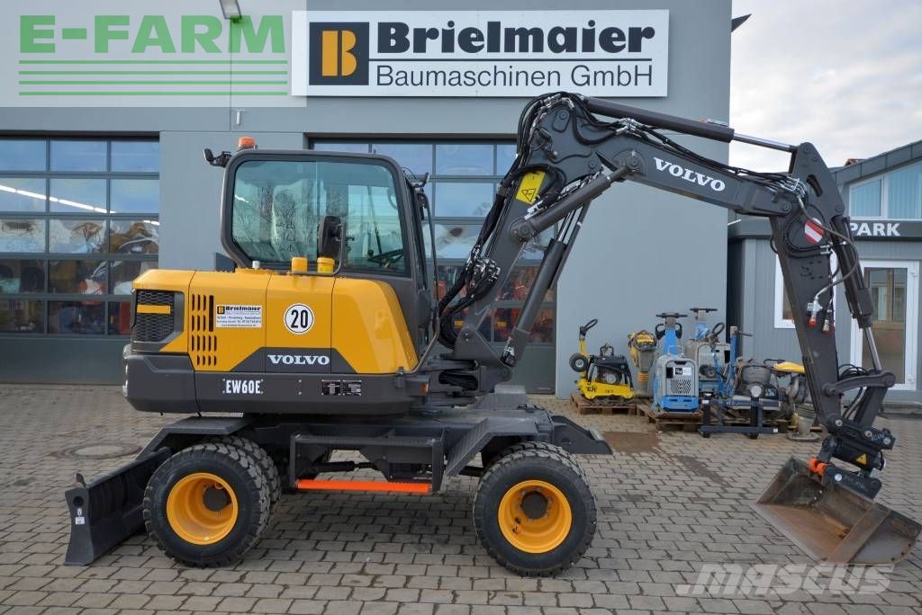 VOLVO ew 60 e Excavadora de ruedas