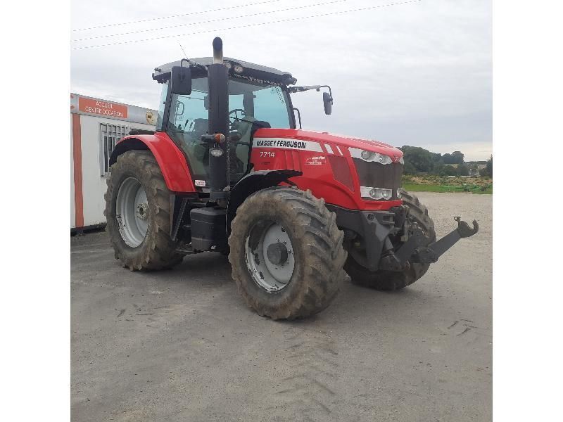 E-FARM: Massey Ferguson 7714 - Traktor - id R6KDPLC - 60 000 € - Rok produkcji: 2017 - Motogodziny: 4 435,Moc silnika: 140,Francja