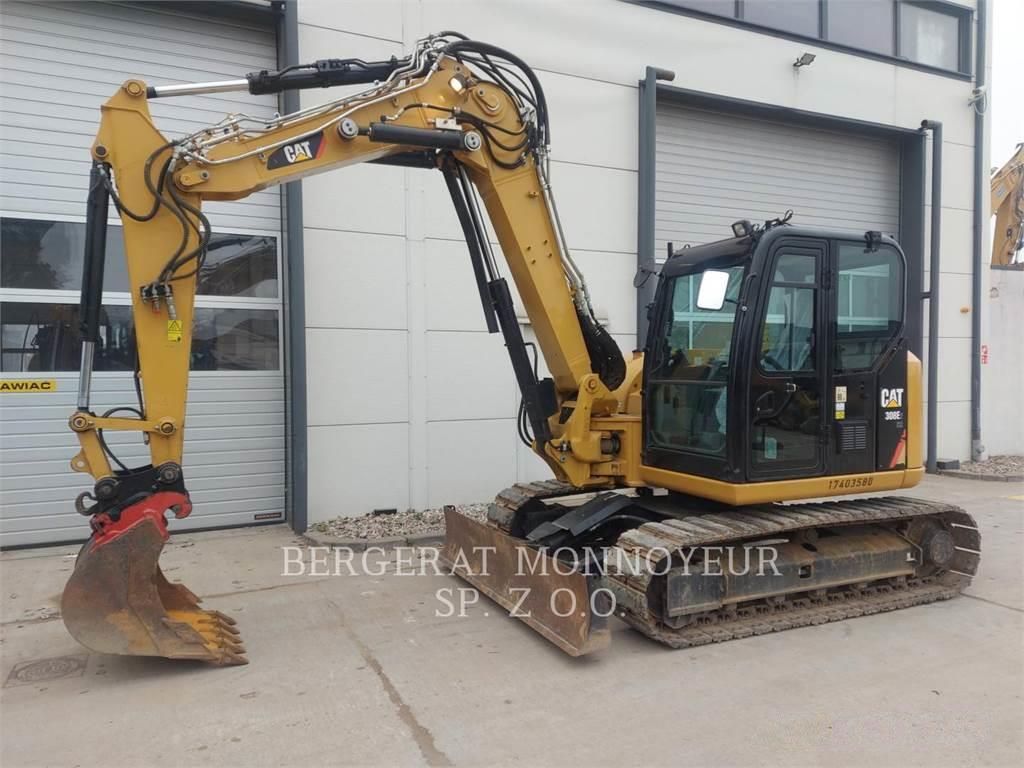 E-FARM: Caterpillar 308e2cr - Koparka gąsienicowa - id SYLHIWQ - 62 701 € - Rok produkcji: 2017 - Polska