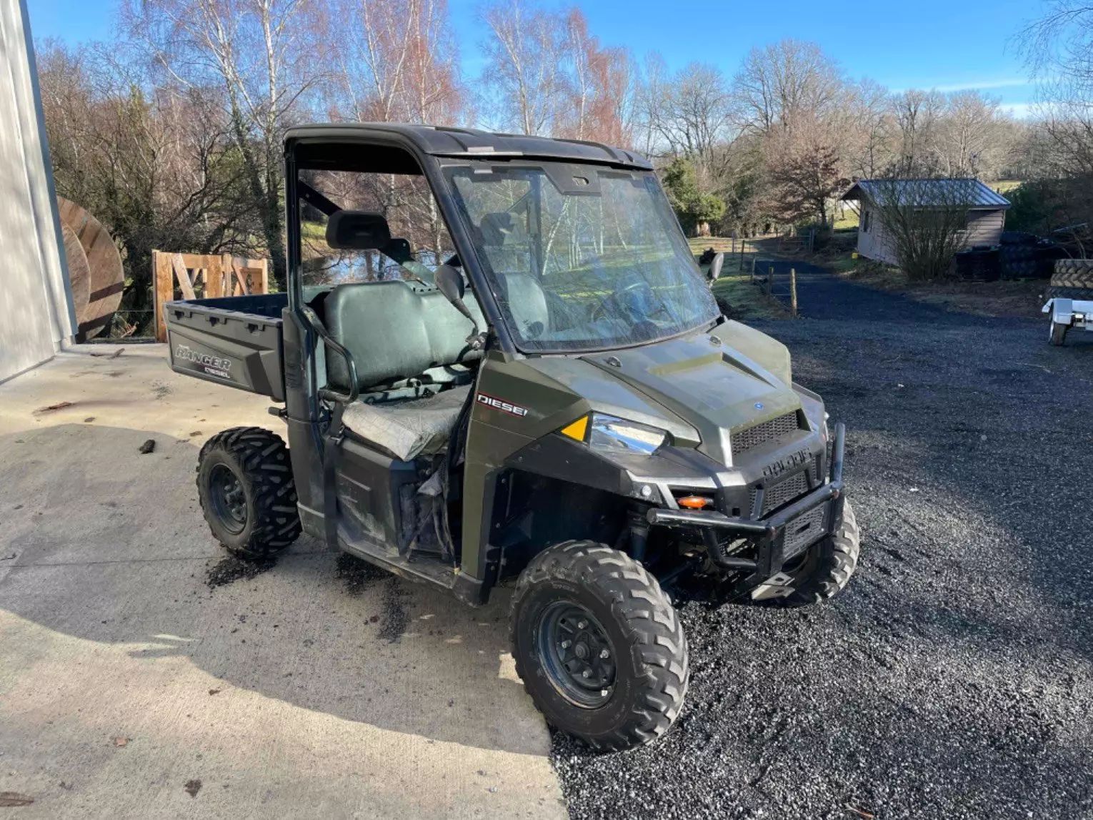 E-FARM: Polaris quad - transporteur ranger 1000 diesel polaris - Vehículo de motor - id QENMV2L - 12.750 € - Año: 2016 - Francia