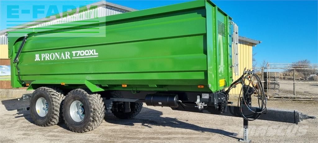 Pronar t700xl 18 ton tipvogn m.fransk bagsmæk Pótkocsi billencs 29 432 EUR
