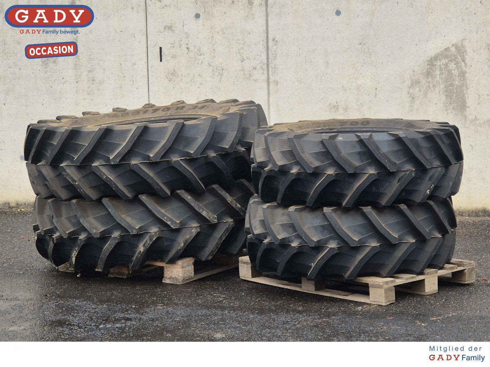 E-FARM: TRELLEBORG 480/70r34-420/70r 24 tm 700 reifen - Räder und Raupenlaufwerk - id XA36YFD - 3.084 € - Österreich