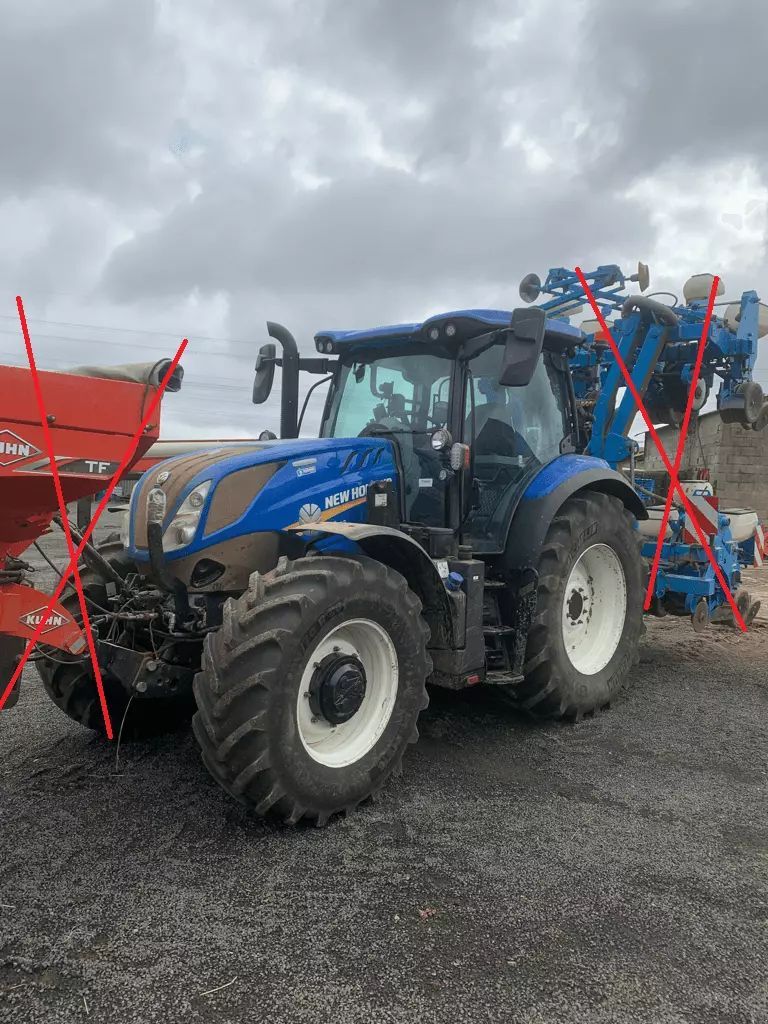 E-FARM: New Holland T6.160 - Traktor - id EC1BBC1 - 79.000 € - Baujahr: 2023 - Abgelesene Motorstunden: 1.300,Frankreich
