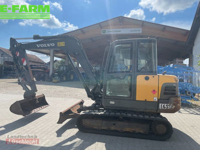 E-FARM: VOLVO ec 55c - Excavator - id LRQWJYU - €32,700 - Year of construction: 2011 - Engine power (HP): 48