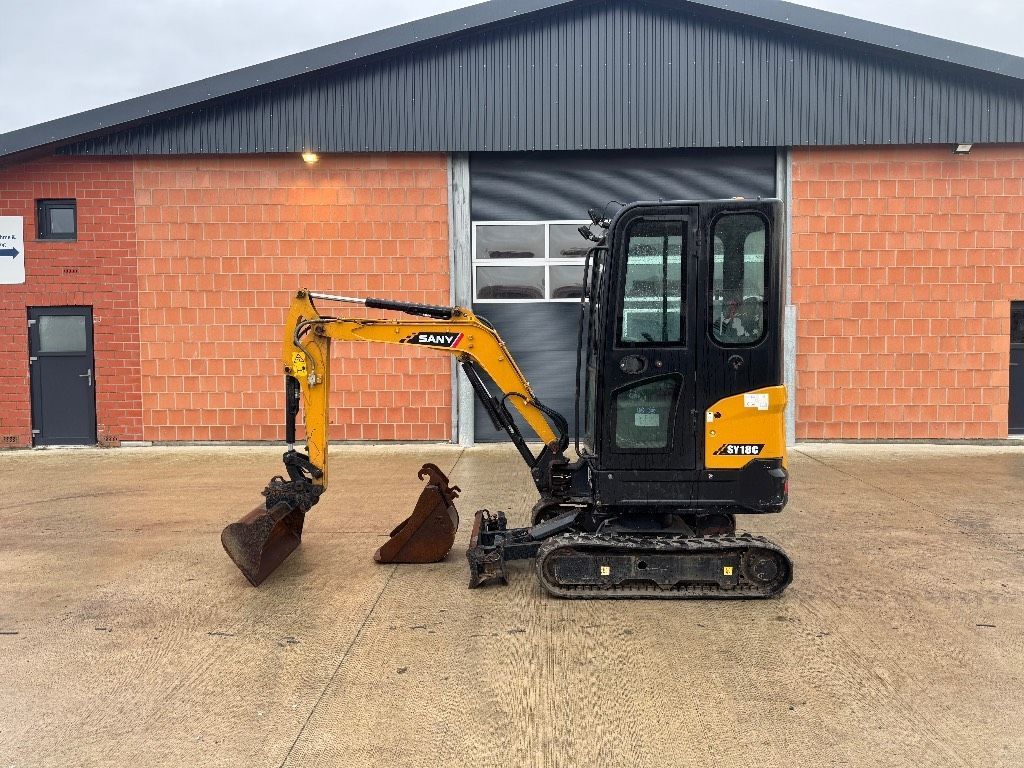 Sany sy 18 c Mini kotrógép 15 500 EUR