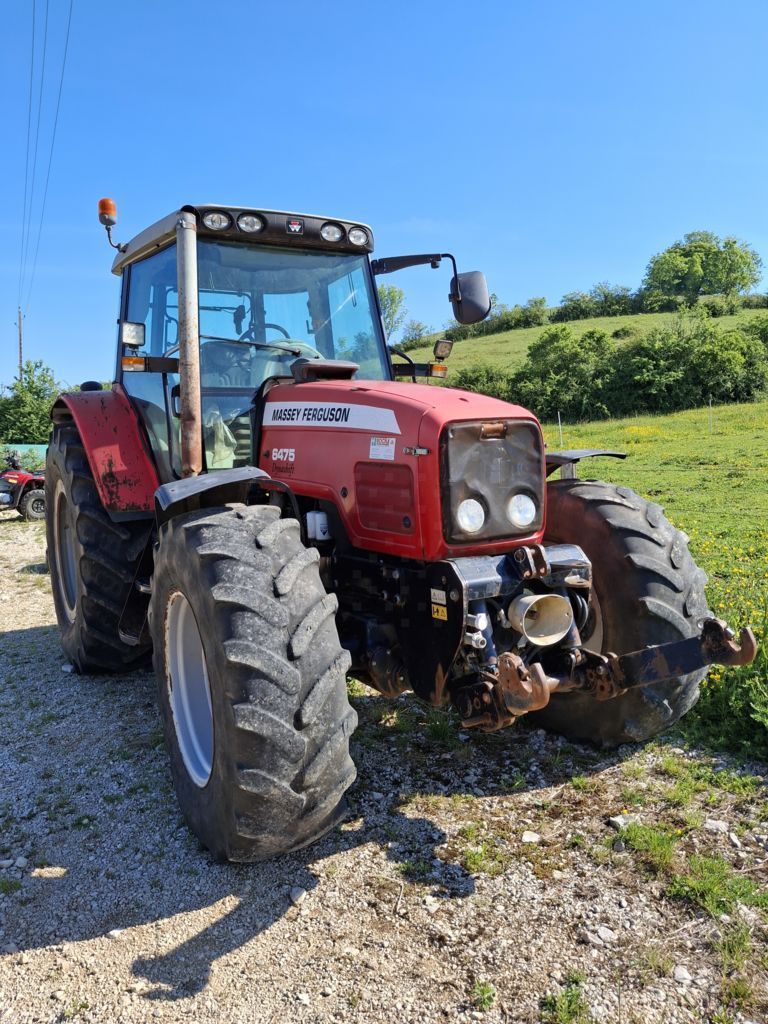 E-FARM: Massey Ferguson 6475 - Traktor - id QKAQMPX - 25.000 € - Baujahr: 2003 - Abgelesene Motorstunden: 8.000,Motorleistung (PS): 135,Frankreich