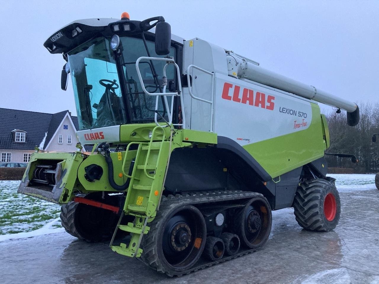 E-FARM: Claas Lexion 570 - Moissoneuse-batteuse - id D1BRMIH - 93 444 € - Année: 2008 - Puissance du moteur (chevaux): 395,Danemark