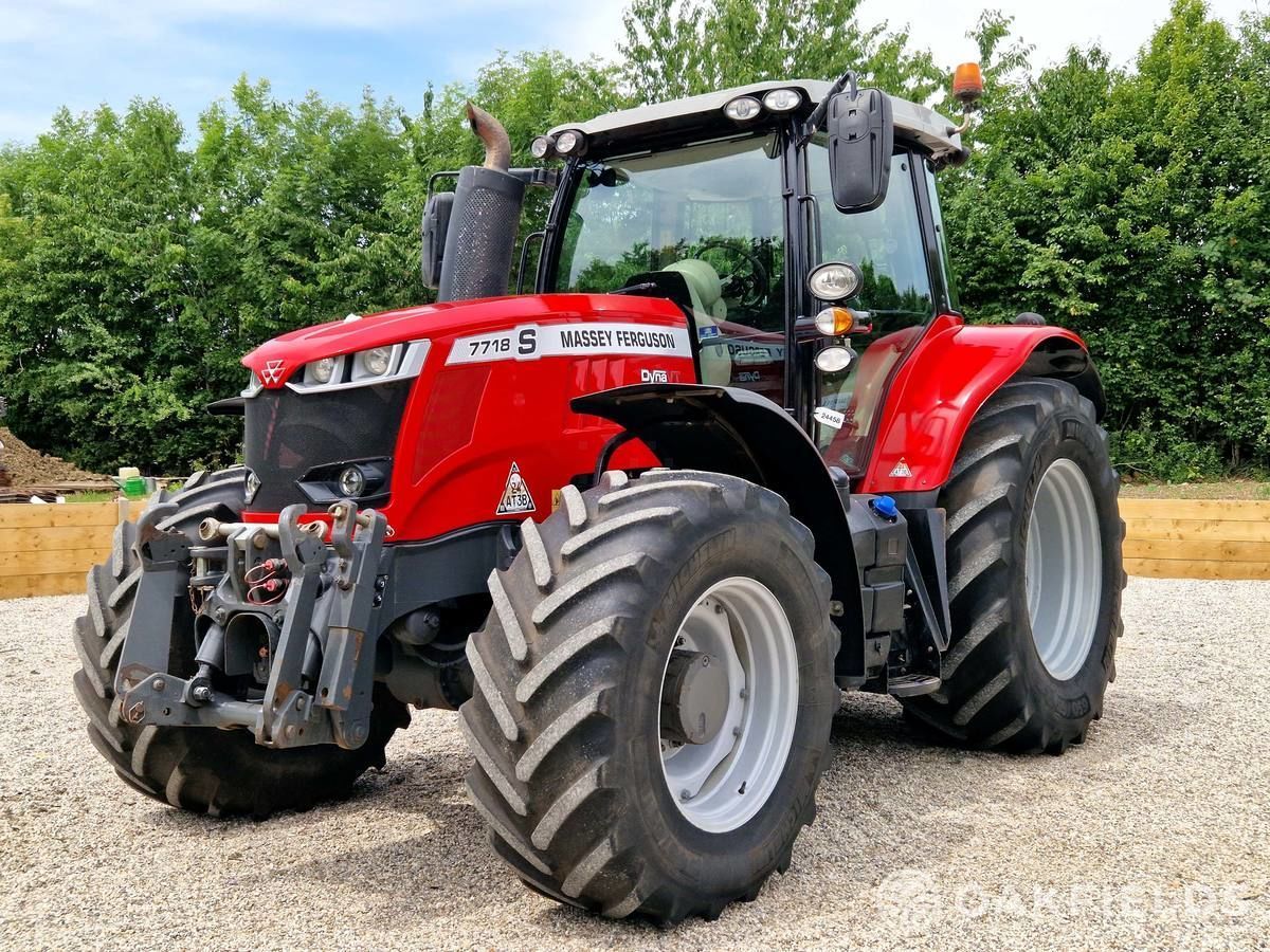 E-FARM: Massey Ferguson 7718S - Tractor - id CEYFMGQ - €86,779 - Year of construction: 2018 - Engine hours: 2,391,United Kingdom