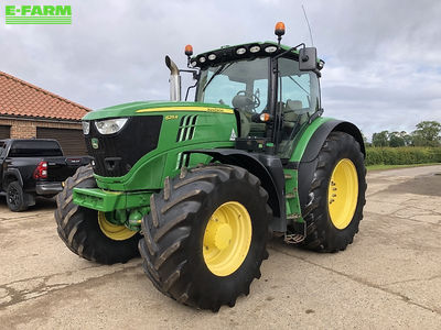 E-FARM: John Deere 6215 R - Tractor - id TILD2SW - €54,379 - Year of construction: 2015 - Engine hours: 8,125,Engine power (HP): 214,United Kingdom