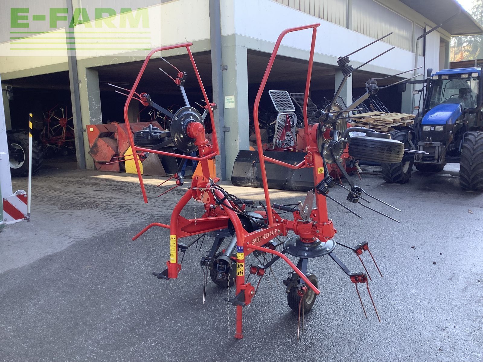 SIP spider 400 / 4 alp Karuzelowy przetrząsacz do siana 5250 €