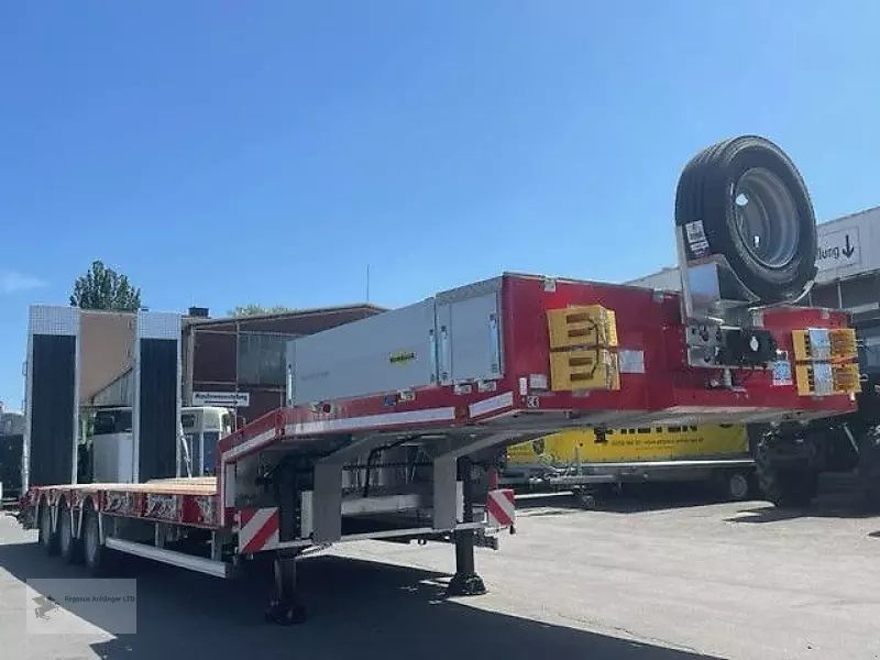 E-FARM: Humbaur hts 30 k sattelauflieger tieflader 48 to neu - Trailer - id DAHVFUD - Year of construction: 2025 - Germany