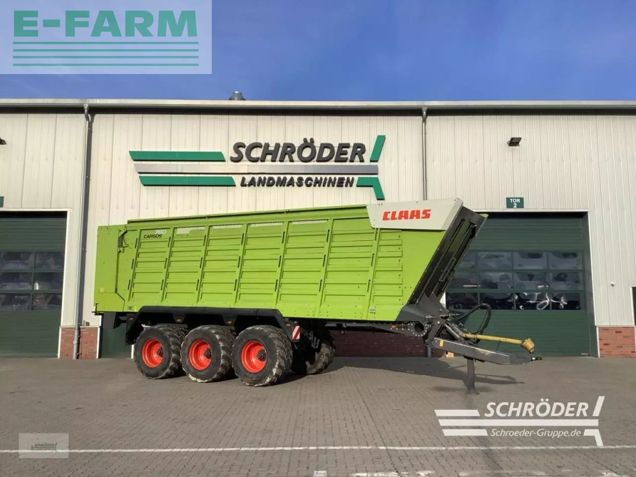 Claas cargos 760 Wózek paszowy 43 885 €