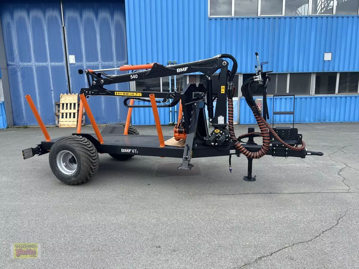 E-FARM: BMF 6t2 mit forstkran bmf 540 - Forstanhänger - id LBAUPVS - 17.417 € - Baujahr: 2024 - Österreich