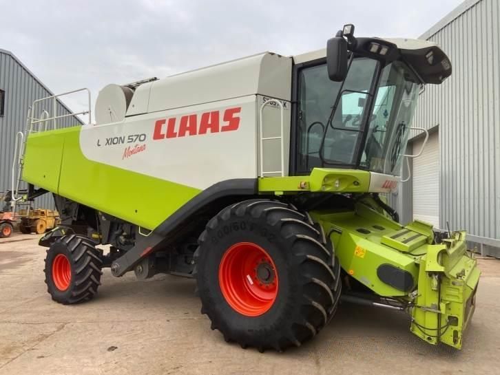 E-FARM: Claas Lexion 570 Montana - Combine harvester - id VQWPFNS - Year of construction: 2005 - Engine hours: 3,426,United Kingdom