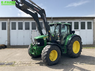 E-FARM: John Deere 6330 - Tractor - id DQ3QWJD - €58,500 - Year of construction: 2013 - Engine hours: 7,014,Engine power (HP): 105,Germany