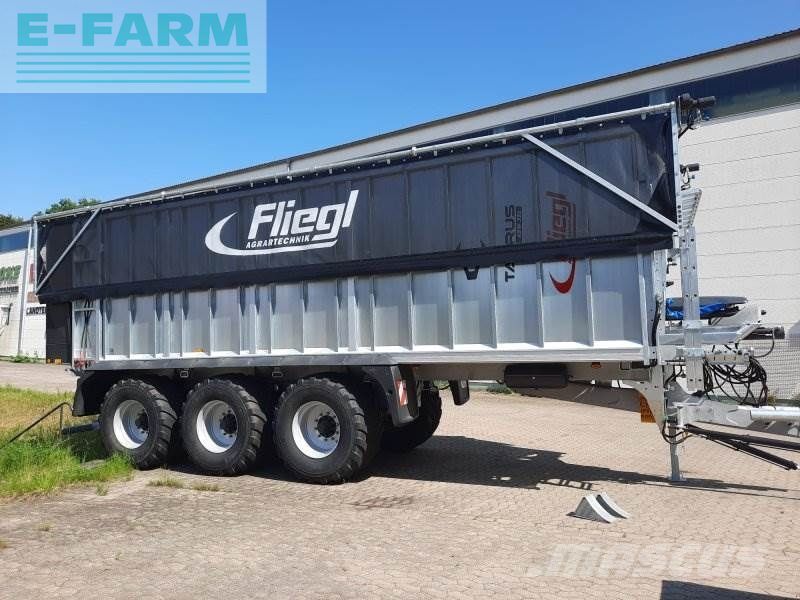 Fliegl asw 391 taurus fox 50m³ zwl + top lift light Remolque 90.000 €