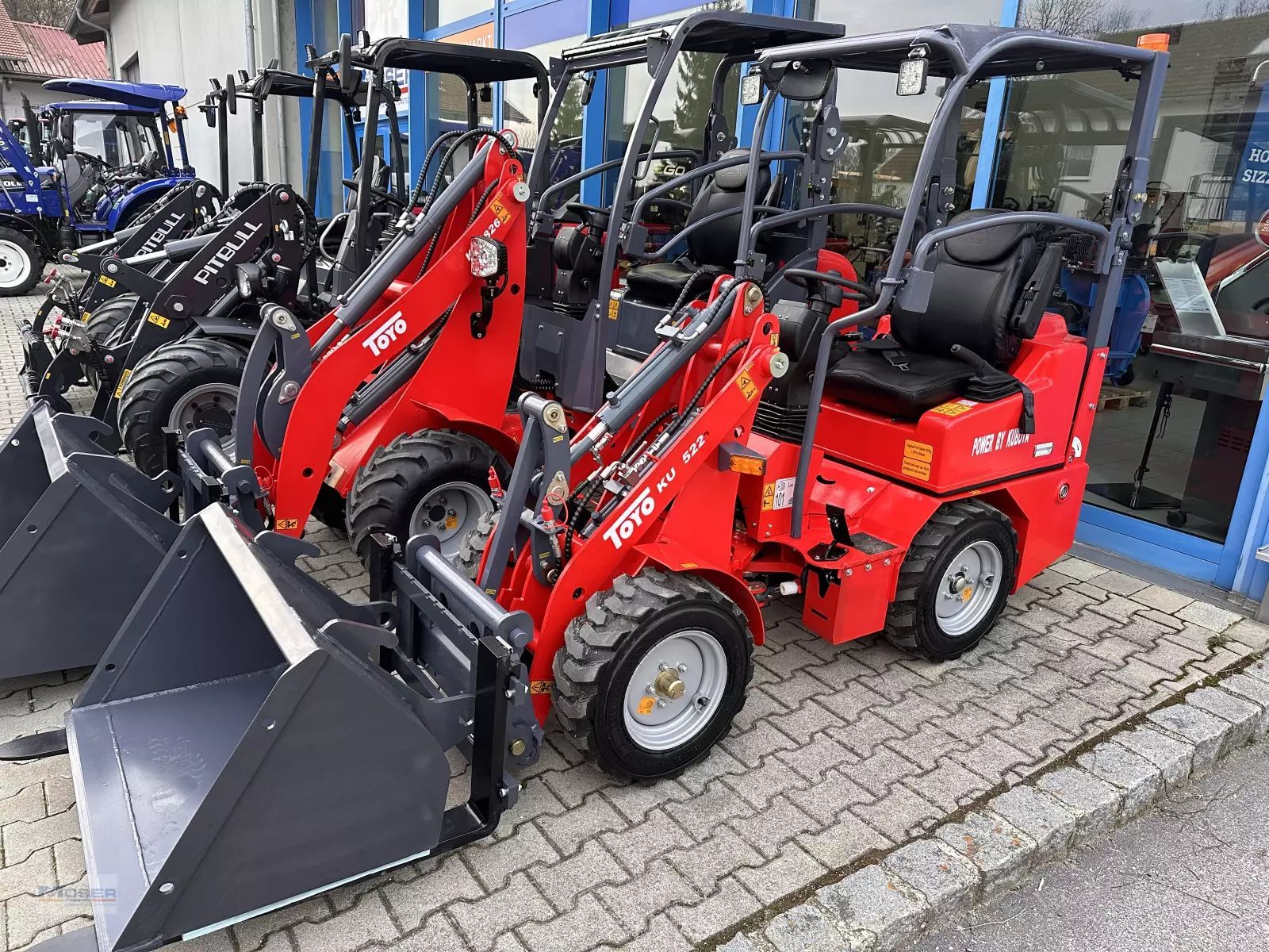 E-FARM: Toyo mini 522-ii - Tele wheel loader - id 5VHMGIV - Year of construction: 2023 - Engine hours: 5,Engine power (HP): 22,Germany