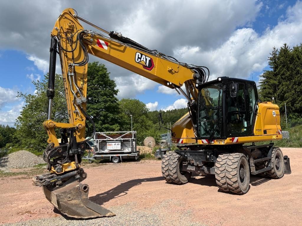 Caterpillar m 317f bh 2.100 vah engcon tilt 2d/3d zsa bio-öl Kerekes kotrógép 179 500 EUR